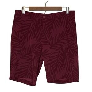 Michael Kors Mens Travel Casual Chino Shorts Size 30 Chianti Tropical Vacation